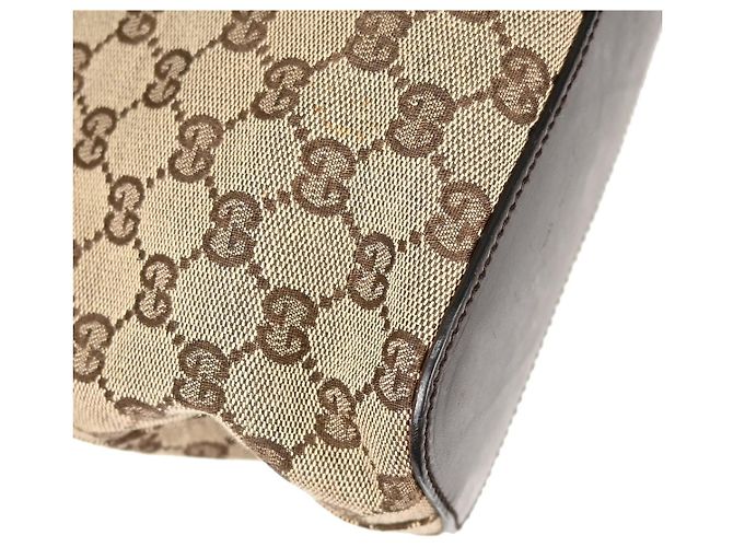 Tarjetero con solapa Gucci Estampado de Manzana GG Coated Canvas None Beige - vista 7