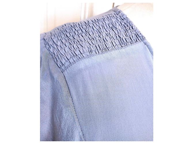 Autre Marque Vestido longo de seda lavanda Nocollection - vista 10
