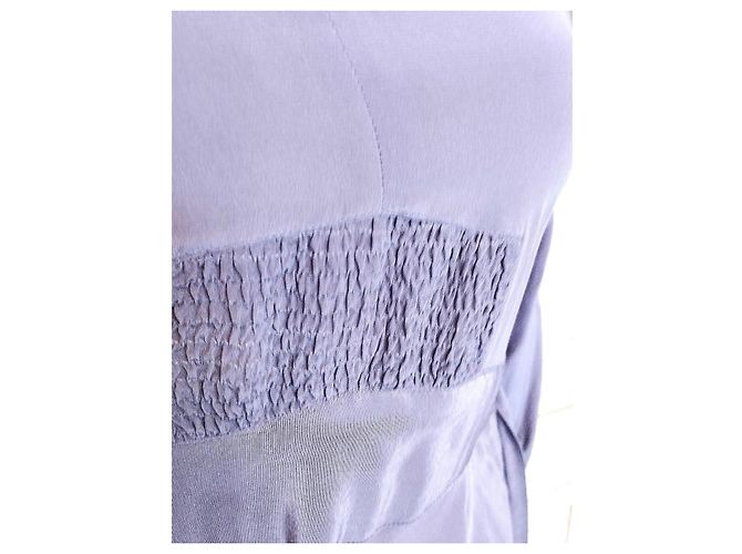 Autre Marque Vestido longo de seda lavanda Nocollection - vista 9