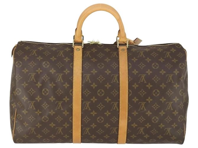 Louis Vuitton Keepall Monogram Canvas 50 Brown - view 2