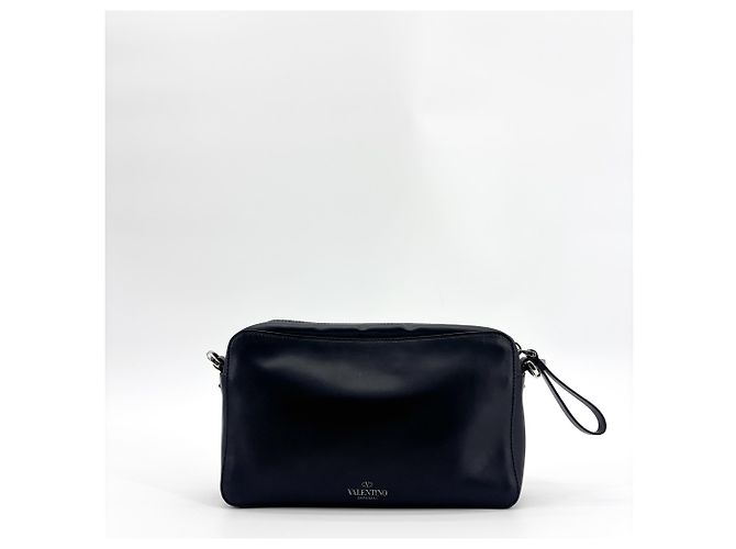 Valentino Garavani VLTN Camera Leather Small Nero - vista 2