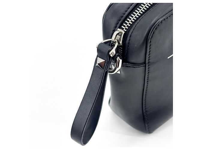 Valentino Garavani VLTN Camera Leather Small Nero - vista 7