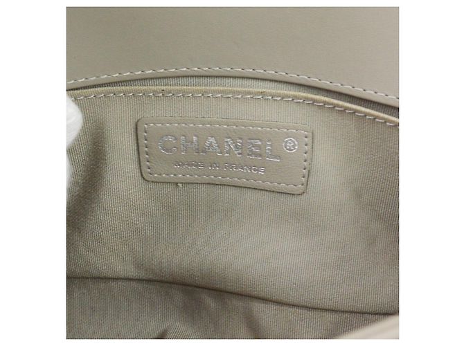 Chanel Boy Flap Chevron Lambskin Old Medium Marrone - vista 4
