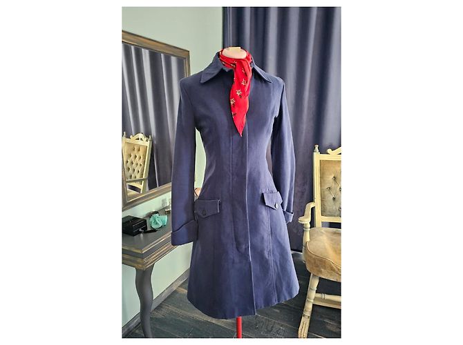 Abrigo azul Versace Jeans Couture - vista 2