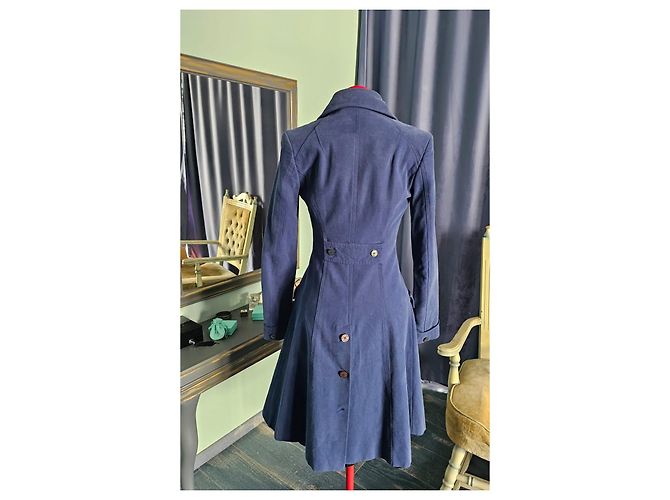 Abrigo azul Versace Jeans Couture - vista 3