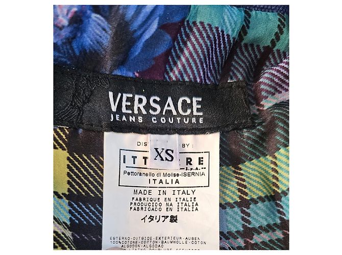 Abrigo azul Versace Jeans Couture - vista 4