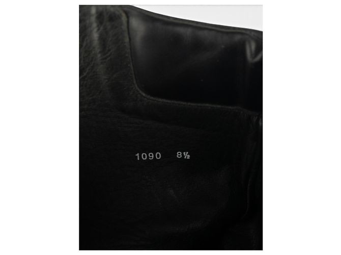 Stivali Biker Astro Moto con punta quadrata e gambale medio Prada AW99 Nero - vista 12