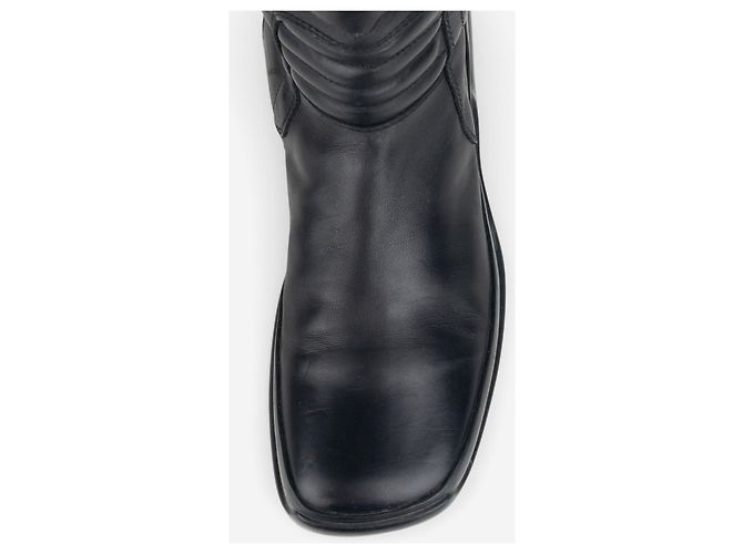 Stivali Biker Astro Moto con punta quadrata e gambale medio Prada AW99 Nero - vista 7