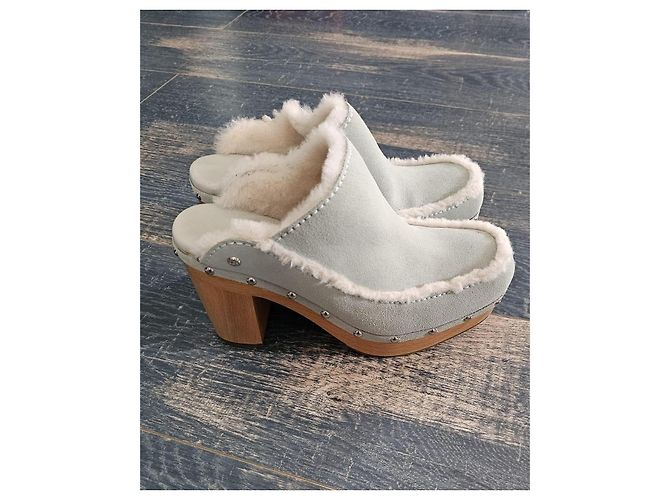 UGG Clogs with Shearling Lining White Light blue - view 2