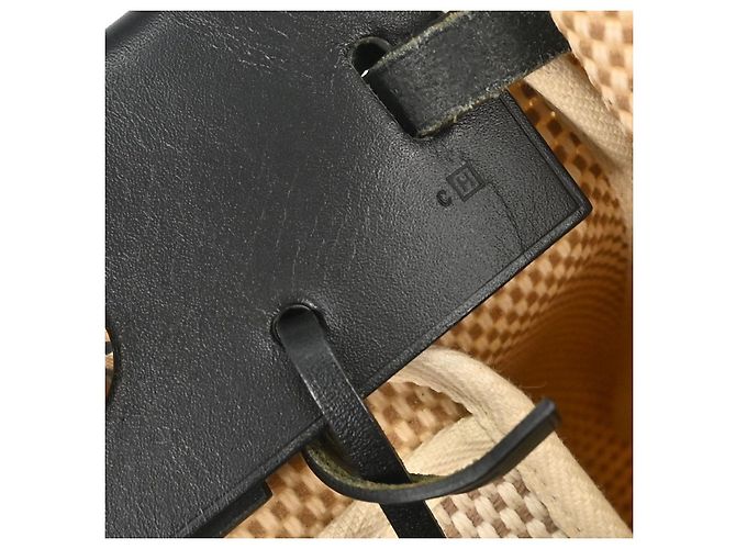 Hermès Herbag Cabas Toile and Leather PM Beige - vista 6