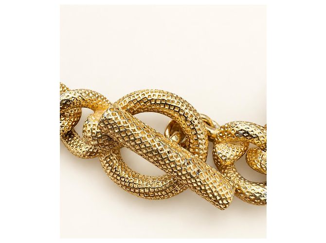 Collana Choker Christian Dior Catena a Maglie Dorata D'oro - vista 2