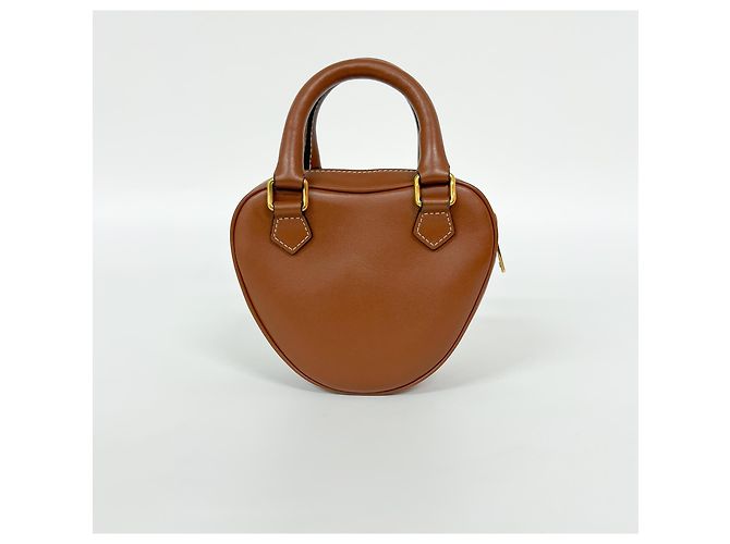 Céline Celine Heart Leather Mini Brown - view 3