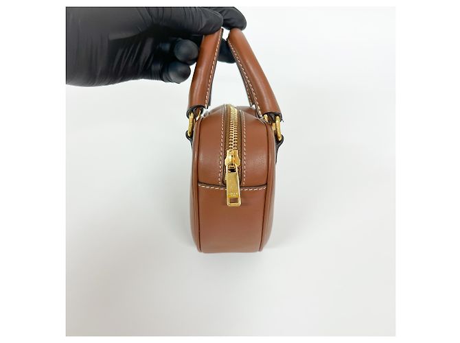 Céline Celine Heart Leather Mini Brown - view 4