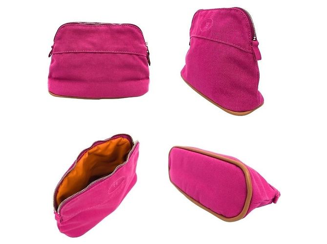 Hermès HERMES Bolide Pouch 20 - Mini Pouch Rosa Arancione - vista 2