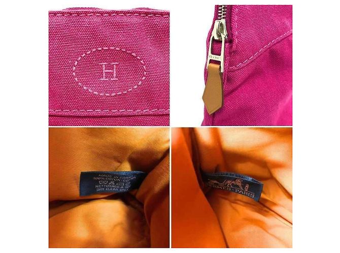 Hermès HERMES Bolide Pouch 20 - Mini Pouch Rosa Arancione - vista 3