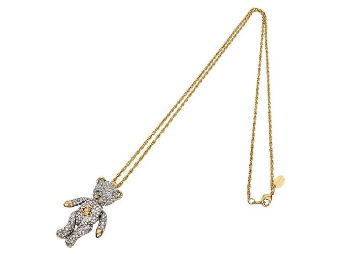 Collana lunga con pendente a orso Vivienne Westwood Argento D'oro - vista 2