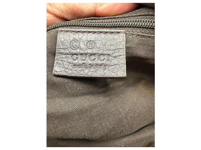 Gucci Bolso Bowling Monogram Princy Castaño Beige - vista 14