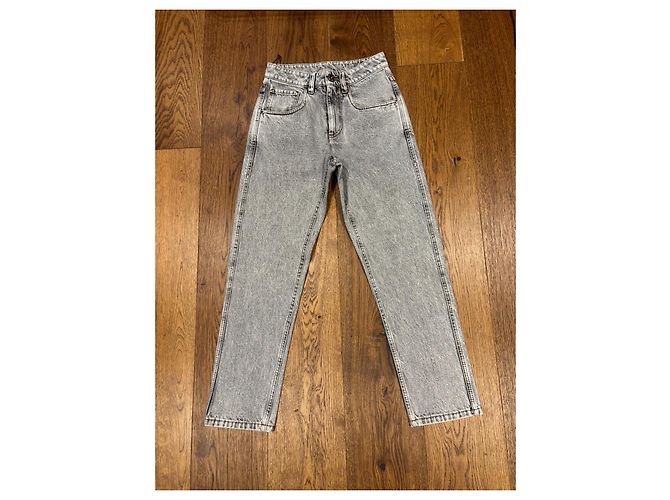 Brunello Cucinelli Straight Leg Jeans Mid-Rise - Grau - Ansicht 10
