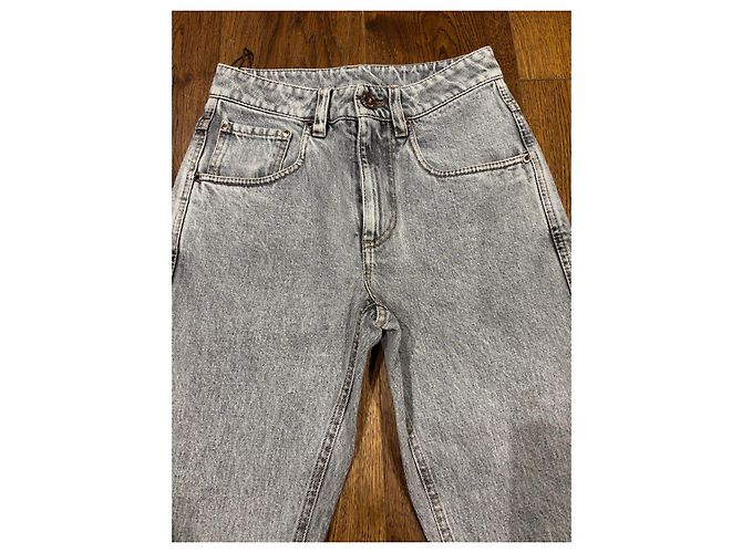Brunello Cucinelli Straight Leg Jeans Mid-Rise - Grau - Ansicht 2
