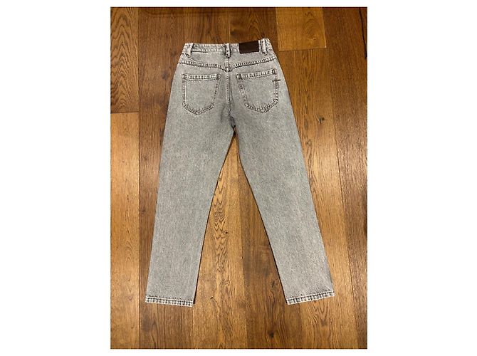 Brunello Cucinelli Straight Leg Jeans Mid-Rise - Grau - Ansicht 3