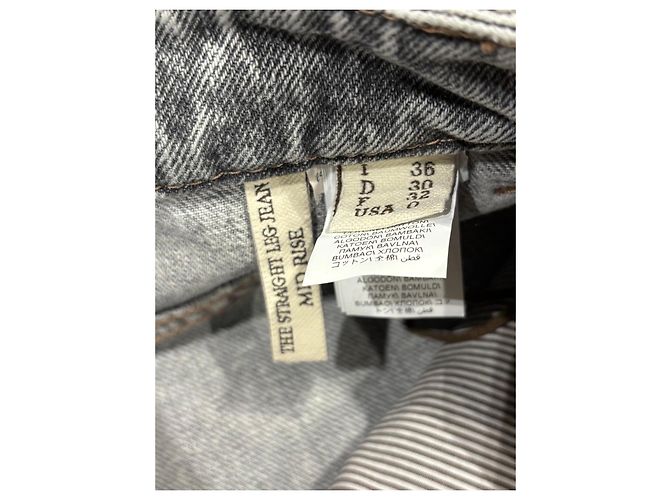 Brunello Cucinelli Straight Leg Jeans Mid-Rise - Grau - Ansicht 7