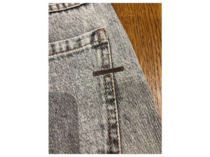 Brunello Cucinelli Straight Leg Jeans Mid-Rise - Grau - Ansicht 9