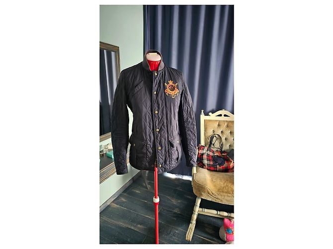 Ralph Lauren Steppjacke mit Wappen Dunkelblau - Ansicht 11
