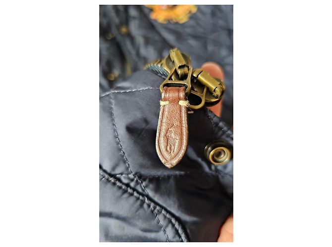 Ralph Lauren Steppjacke mit Wappen Dunkelblau - Ansicht 3