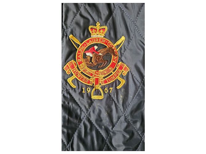 Ralph Lauren Steppjacke mit Wappen Dunkelblau - Ansicht 4