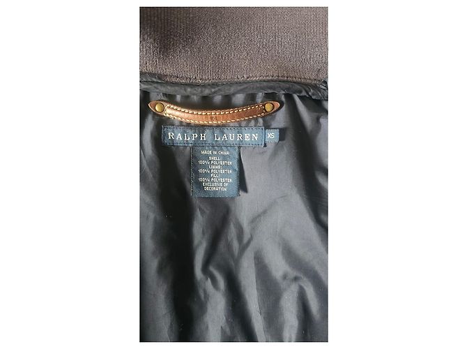 Ralph Lauren Steppjacke mit Wappen Dunkelblau - Ansicht 9