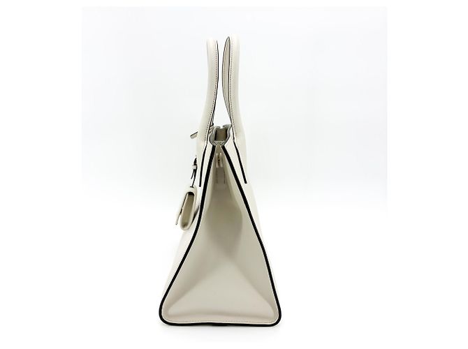 Prada Monochrome Saffiano with City Calf Small Blanco - vista 4