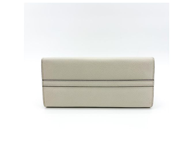 Prada Monochrome Saffiano with City Calf Small Blanco - vista 6