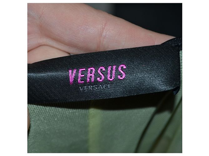 Abito corto stampato Versus Versace Nero Rosa Multicolore Giallo - vista 6