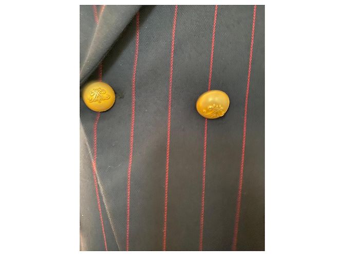 Impérial Blazer Imperial de rayas y cuadros Negro Roja Azul marino - vista 10