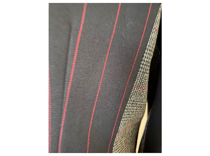 Impérial Blazer Imperial de rayas y cuadros Negro Roja Azul marino - vista 11