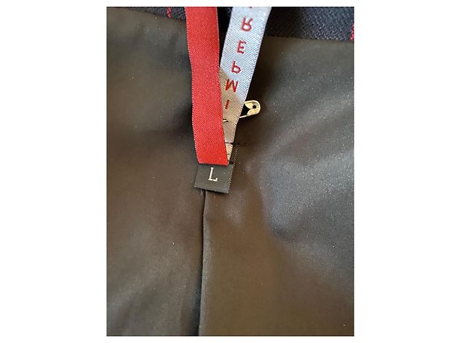 Impérial Blazer Imperial de rayas y cuadros Negro Roja Azul marino - vista 3
