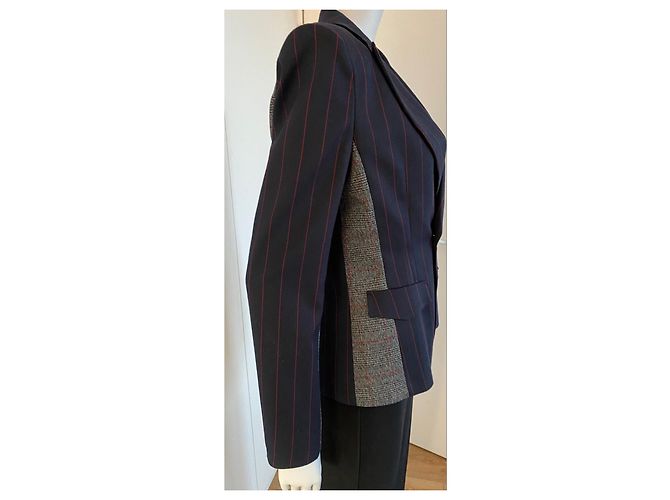 Impérial Blazer Imperial de rayas y cuadros Negro Roja Azul marino - vista 6