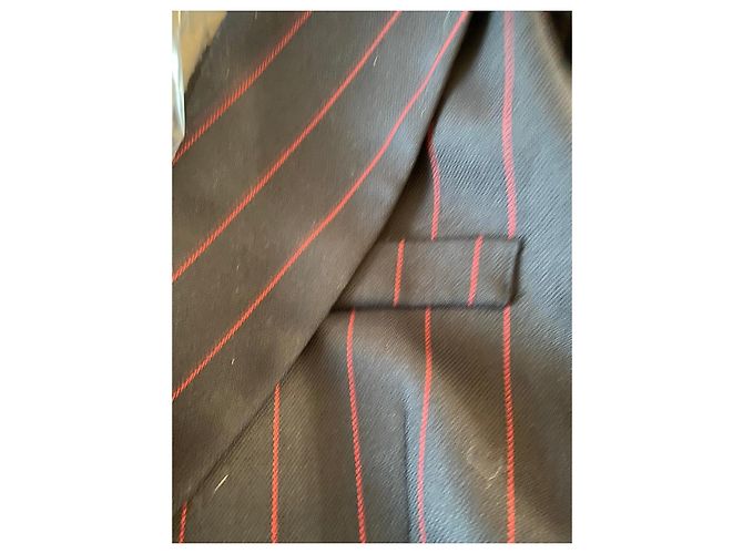 Impérial Blazer Imperial de rayas y cuadros Negro Roja Azul marino - vista 9