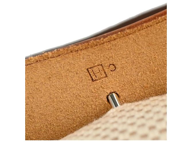Hermès Herbag Toile and Leather TPM Bege - vista 4