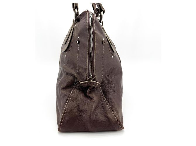 Chloé Chloe Paddington Leather Medium Marrom - vista 4