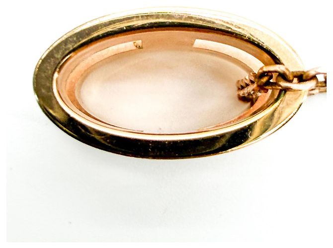 Hermès Collana Pendente Pop H Metallo e Smalto Standard Beige - vista 3