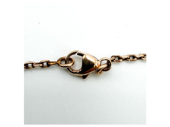 Hermès Collana Pendente Pop H Metallo e Smalto Standard Beige - vista 7