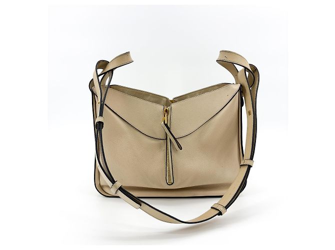 Loewe Hammock Leather Medium Beige - vista 2