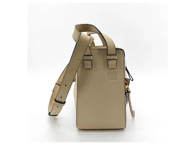 Loewe Hammock Leather Medium Beige - vista 4