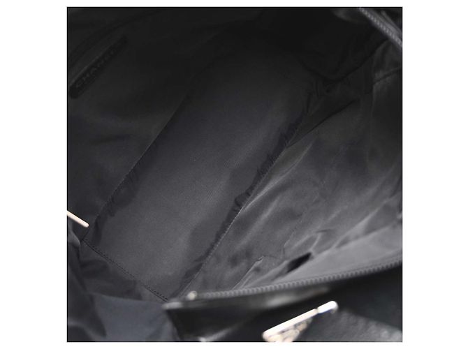 Chanel Biarritz Tote aus gestepptem beschichtetem Canvas Small Schwarz - Ansicht 3