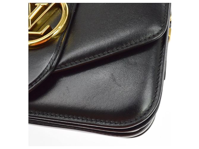 Louis Vuitton LV Pont 9 Soft Leather MM Preto - vista 5