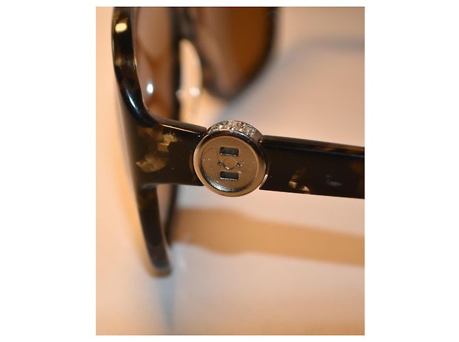 Versace 4218-B Sonnenbrille aus Schildpatt-Acetat Braun - Ansicht 4