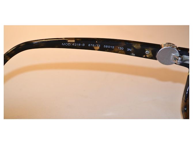 Versace 4218-B Sonnenbrille aus Schildpatt-Acetat Braun - Ansicht 9