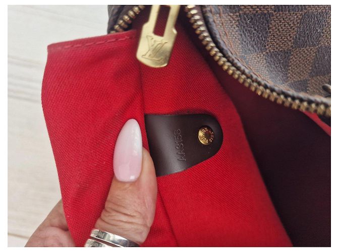 Louis Vuitton Speedy 30 Damier Ebène con patch personalizzati Marrone Multicolore Monogramma - vista 12