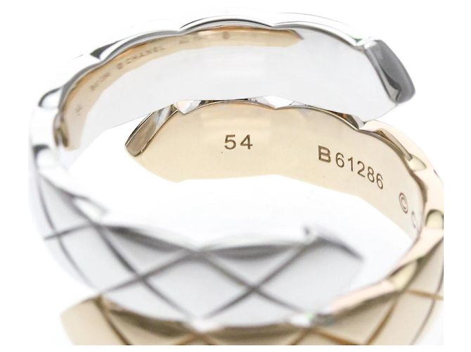 Chanel Coco Crush Large Diamantring Silber Golden - Ansicht 5